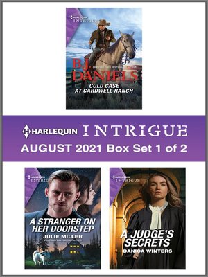 cover image of Harlequin Intrigue August 2021--Box Set 1 of 2
